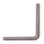 Metlam 90 Degree Ambulant Anti-Ligature Grab Rail In Satin Stainless Steel
