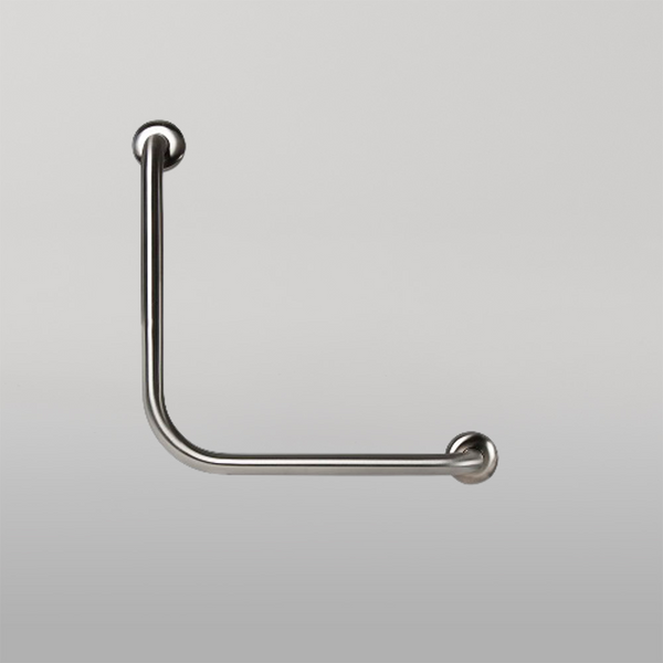 Metlam 90 Degree Ambulant Grab Rail In Antimicrobial