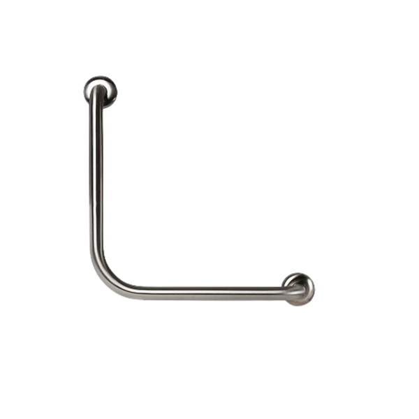 Metlam 90 Degree Ambulant Grab Rail In Satin Stainless Steel