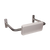 Metlam Straight Rail Padded Backrest Antimicrobial