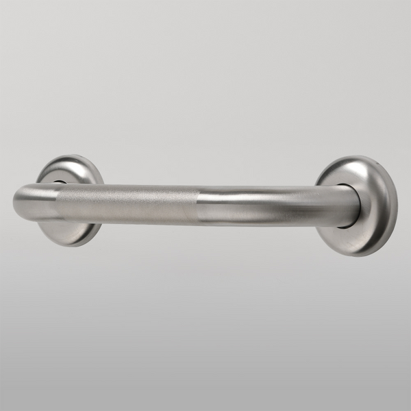 Metlam 300mm Straight Peened Grab Rail In Satin Stainless Steel