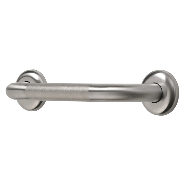 Metlam 300mm Straight Peened Grab Rail In Satin Stainless Steel