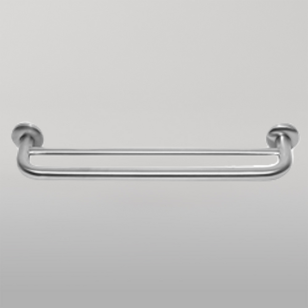 Metlam 600mm Combined Grab Rail And Towel Rail In Satin Stainless Steel