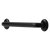 Metlam 450mm Straight Grab Rail In Designer Black
