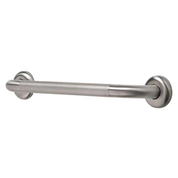 Metlam 450mm Straight Peened Grab Rail In Satin Stainless Steel