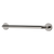Metlam 450mm Straight Grab Rail In Polished Stainless Steel