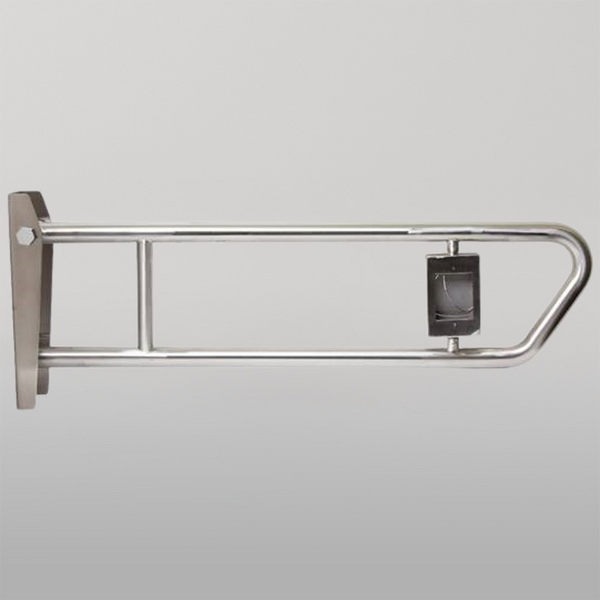 Metlam Universal Pull Down Grab Rail With Nurse Call Facility In Satin Stainless Steel