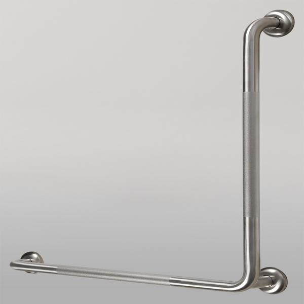 Metlam 90 Degree Peened Grab Rail In Satin Stainless Steel