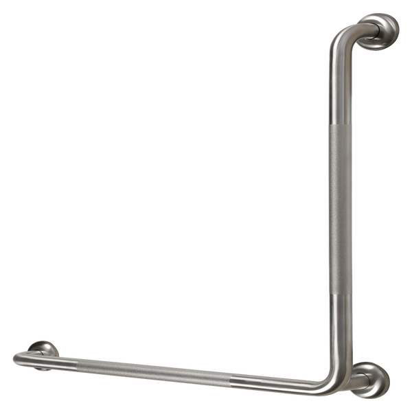 Metlam 90 Degree Peened Grab Rail In Satin Stainless Steel