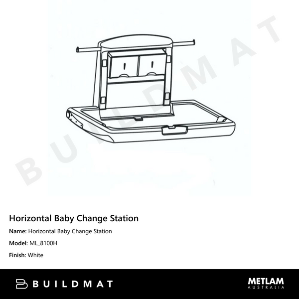 Metlam Horizontal Baby Change Station