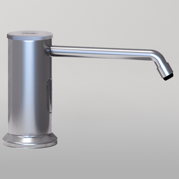 Metlam Bench Mounted Auto Foam Soap Dispenser In Polished Stainless Steel