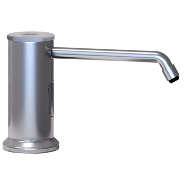 Metlam Bench Mounted Auto Foam Soap Dispenser In Polished Stainless Steel
