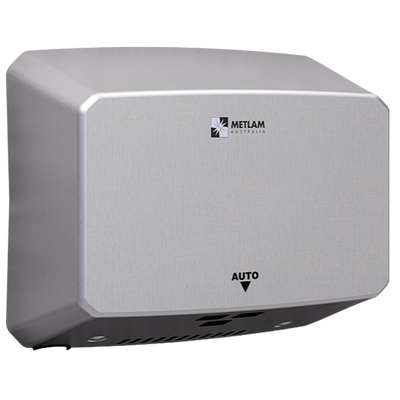 Metlam Ecoslender Slimline Automatic Operation Hand Dryer In Satin Stainless Steel