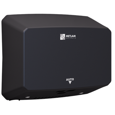 Metlam Ecoslender Slimline Automatic Operation Hand Dryer In Designer Black