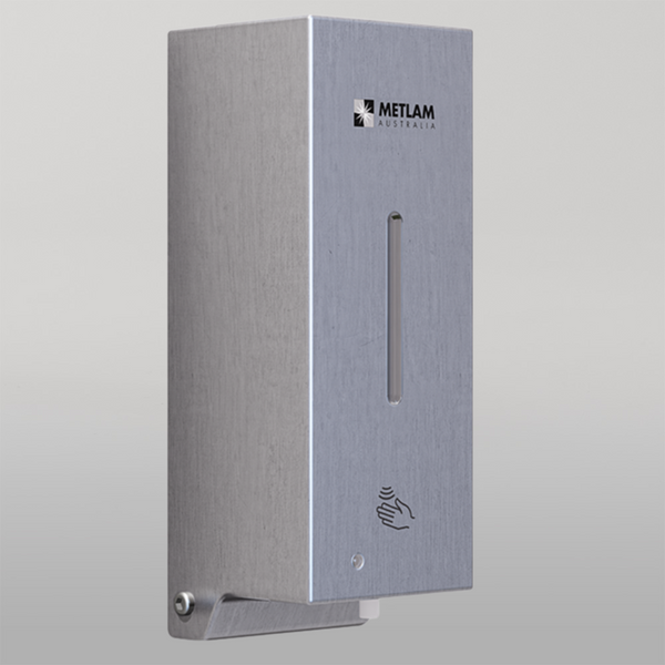 Metlam Auto Square Foam Soap Dispenser In Satin Stainless Steel