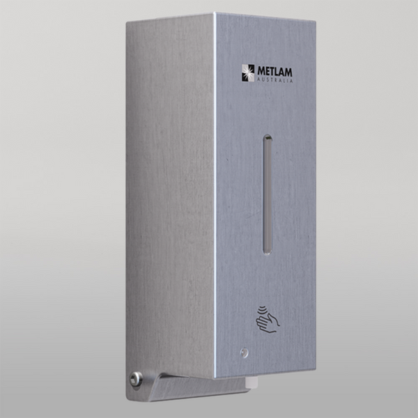 Metlam Auto Square Soap Dispenser In Satin Stainless Steel