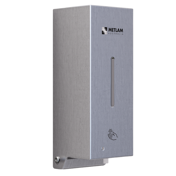 Metlam Auto Square Soap Dispenser In Satin Stainless Steel