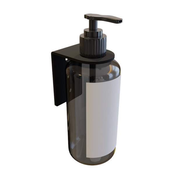 Metlam Single Soap Bottle Holder In Designer Black