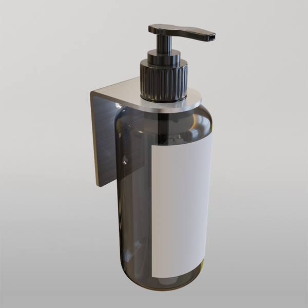 Metlam Single Soap Bottle Holder In Satin Stainless Steel