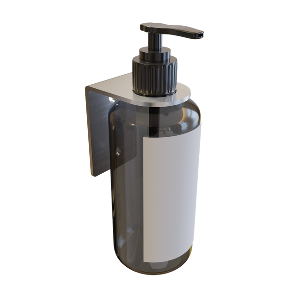 Metlam Single Soap Bottle Holder In Satin Stainless Steel