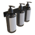 Metlam Triple Soap Bottle Holder In Designer Black