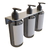 Metlam Triple Soap Bottle Holder In Satin Stainless Steel