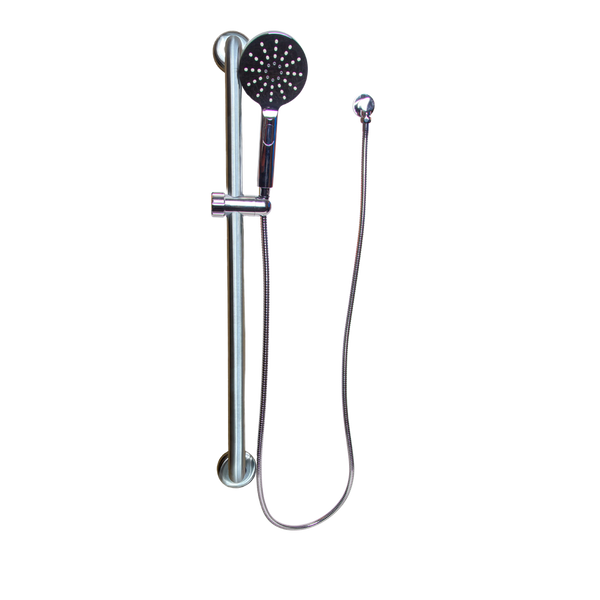Metlam Vertical Shower Grab Rail Kit In Satin Stainless Steel