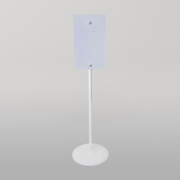 Metlam Hand Sanitiser Dispenser Stand In White
