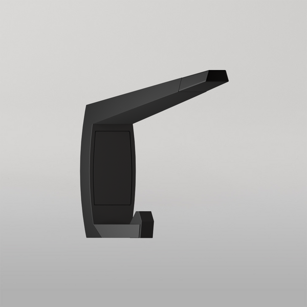 Metlam Moda Hat And Coat Hook In Designer Black