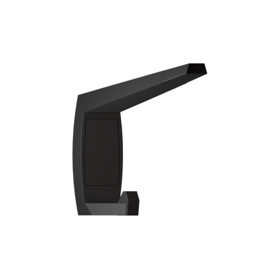 Metlam Moda Hat And Coat Hook In Designer Black