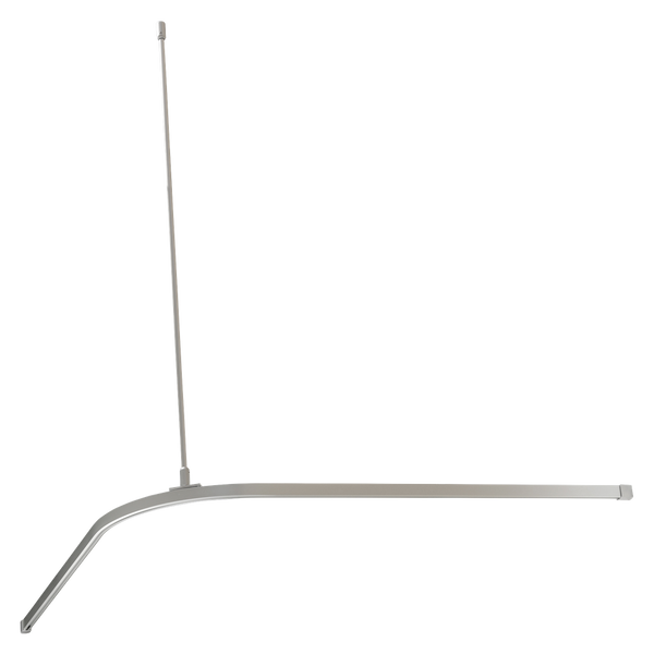 Metlam 1200mm L Bend Shower Curtain Track System