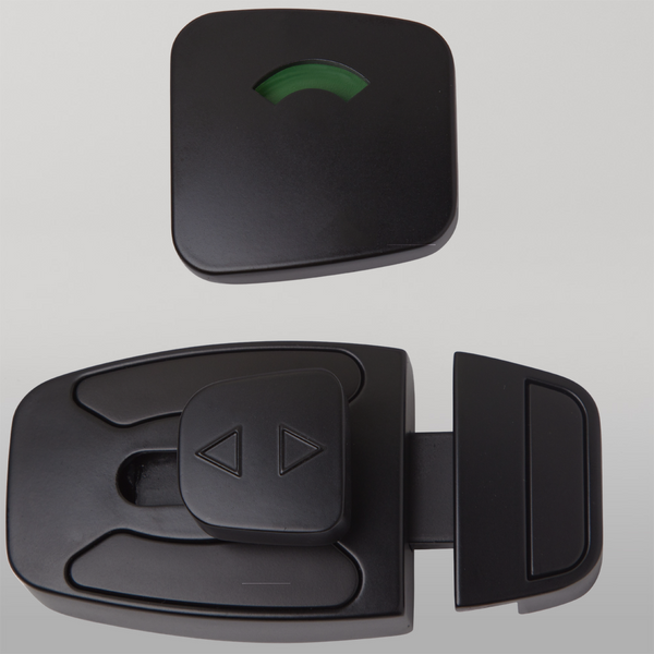 Metlam Sera Slide Lock And Indicator Set In Designer Black