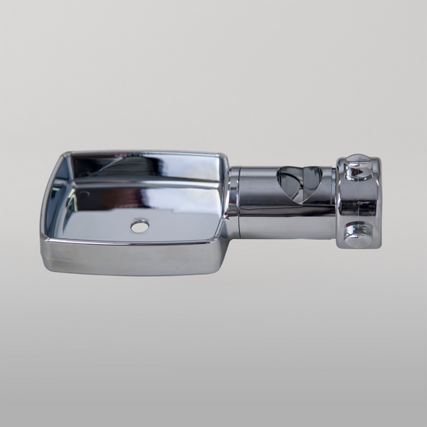 Metlam Adjustable Sliding Grab Rail Soap Dish In Chrome Plate Finish
