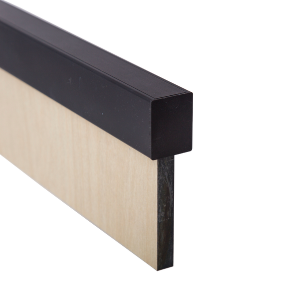 Metlam End Cap For Universal Head Rail Channel In Designer Black (1 piece)