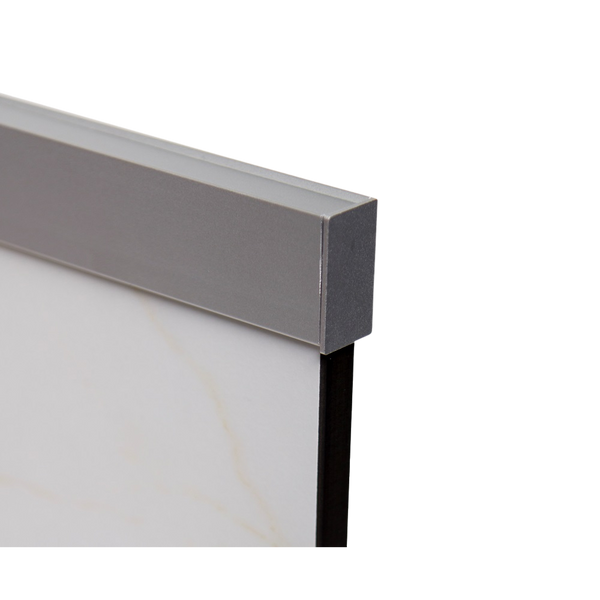 Metlam End Cap For Universal Head Rail Channel In Designer Black (8 piece)