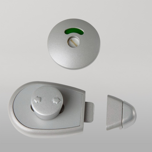 Metlam Xcel Slide Lock And Indicator Set Concealed Fix In Antimicrobial