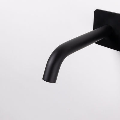 Mira Matte Black Wall Mixer and Spout