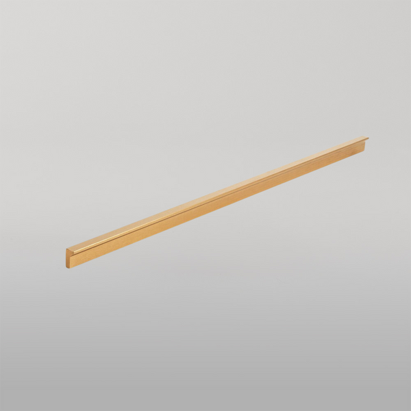 Momo Handles Momo Angle Pull Handle 480mm Brushed Dark Brass