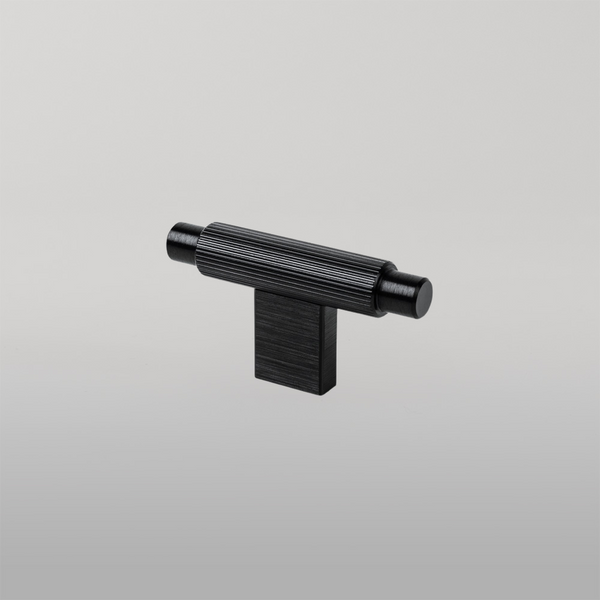 Momo Handles Momo Arpa T Knob 70mm Brushed Black