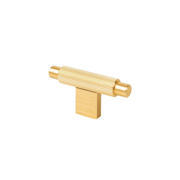 Momo Handles Momo Arpa T Knob 70mm Brushed Dark Brass