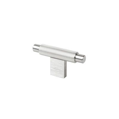 Momo Handles Momo Arpa T Knob 70mm Dull Brushed Nickel