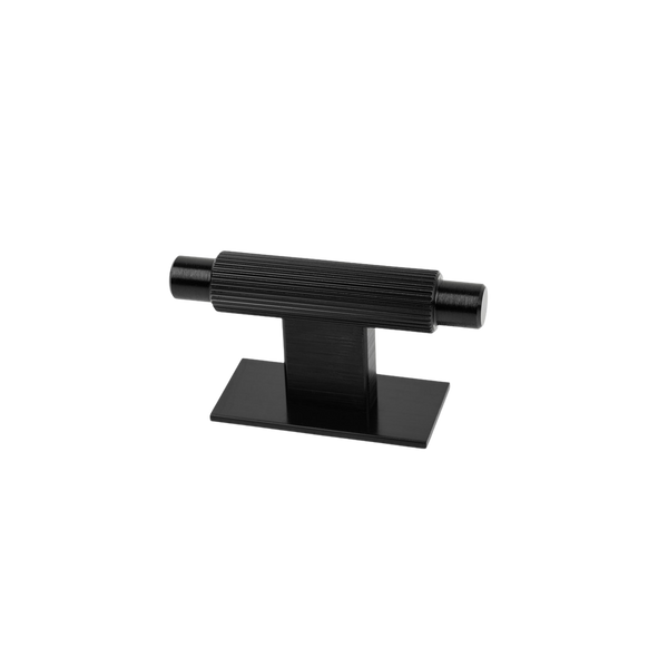 Momo Handles Momo Arpa T Knob and Backplate 70mm Brushed Black