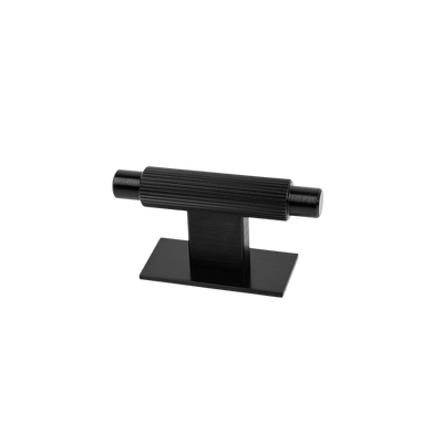 Momo Handles Momo Arpa T Knob and Backplate 70mm Brushed Black