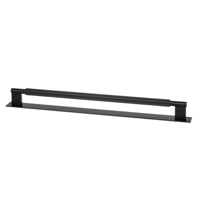 Momo Handles Momo Arpa D Handle and Backplate 320mm Brushed Black