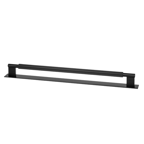 Momo Handles Momo Arpa D Handle and Backplate 320mm Brushed Black