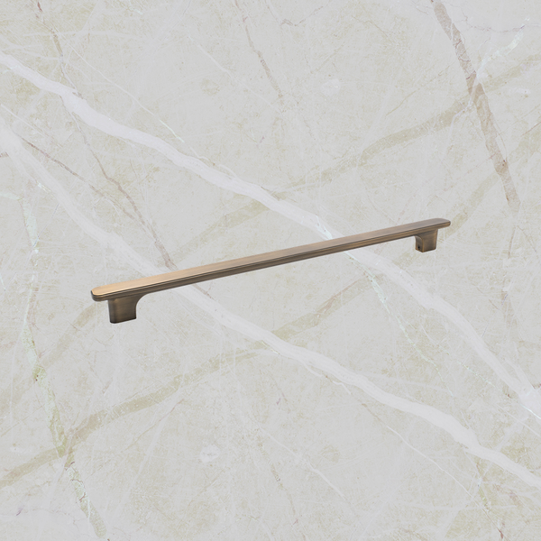 Momo Handles Aspen Solid Brass Entrance Pull Handle Dark Brushed Brass