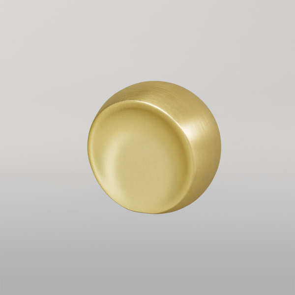 Momo Handles Momo Ball Knob 29mm Brushed Matte Brass
