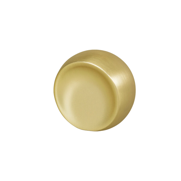 Momo Handles Momo Ball Knob 29mm Brushed Matte Brass