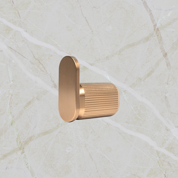 Momo Handles Brooklyn Wall Hook 40mm Dark Brushed Brass