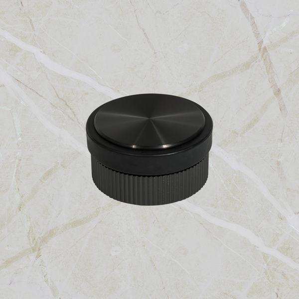 Momo Handles Brooklyn Door Stop 62mm Brushed Black